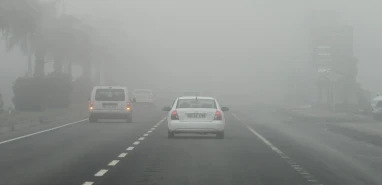 Şanlıurfa’da yağmurun ardından şehir griye boyandı