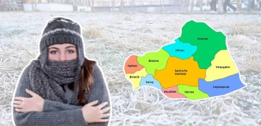 Şanlıurfa’nın ilçesi resmen dondu! -16 derece…