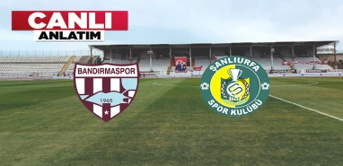 Şanlıurfaspor- Bandırmaspor maçında ilk düdük çaldı
