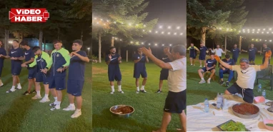Şanlıurfaspor Bolu kampında moral depoladı: Halaylı, çiğ köfteli gece