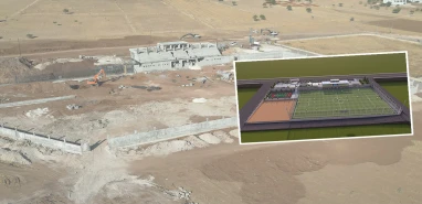 Haliliye’de sporun yeni üssü yükseliyor: 100 milyon TL’lik tesis
