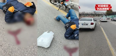 Şanlıurfa göbeğinde kaza! Sürücü yola savruldu