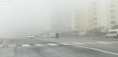Şanlıurfa'da yoğun sis ve yağmur: Görüş mesafesi azaldı