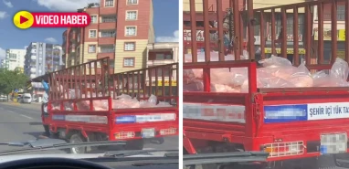 Şanlıurfa’da bayram öncesi taşıma görüntüleri tepki çekti: Hijyen sıfır