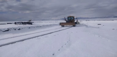 Şanlıurfa’da kar yağışı etkili oldu! Yollar kapandı