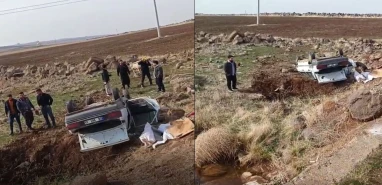 Şanlıurfa'da otomobil köprüden uçtu: Sürücü araçta sıkıştı!