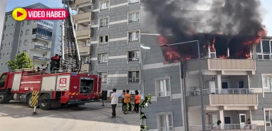 Şanlıurfa’da yangın paniği! Alevler tüm binayı sardı, insanlar tahliye edildi