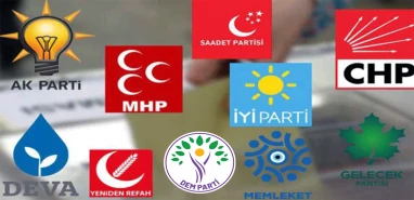 Siyasi partilerin üye sayıları açıklandı: YRP, MHP’yi geride bıraktı