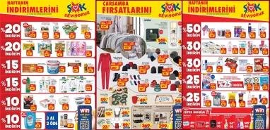 Zincir marketlerden ŞOK indirim kataloğunu yayınladı! İşte ŞOK’un bugünkü indirimli fiyat listesi