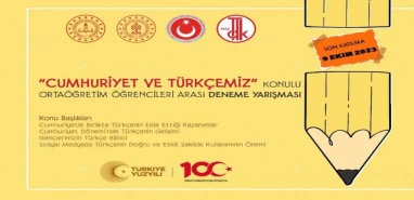 ‘Cumhuriyet ve Türkçemiz’ deneme yarışması