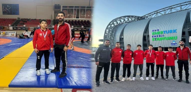 Şanlıurfalı güreşçi minderde iz bıraktı! Türkiye üçüncülüğü geldi