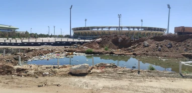 Şanlıurfa’da stadın yanı çöplükten farksız!