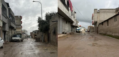 Bayramda Şanlıurfa ilçesinin sokakları eğlencenin yerine çamura bıraktı!
