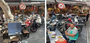 Büyükşehir park yaptı ama sorun çözülmedi! Şanlıurfa'nın turizm gözdesinde motosiklet kabusu