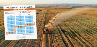 Dünyada ilk 7 ülke arasında…Tarımsal hasıla rekor kırdı