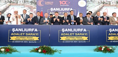 Bakan Tunç’un katılımıyla 1.5 milyar TL’lik dev projenin temeli Şanlıurfa'da atıldı