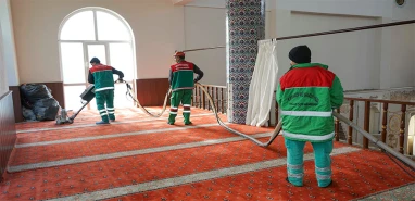 Şanlıurfa’da camiler Ramazan’a hazır: Temizlik ve dezenfekte çalışmaları tamamlandı!