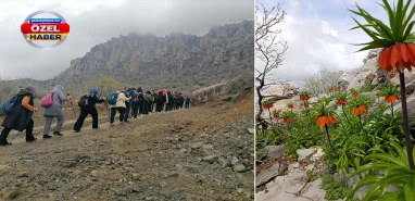 Urfalı doğaseverler Diyarbakır’a çıkarma yaptı: 7 kilometrelik zorlu tırmanış, tek bir kare için