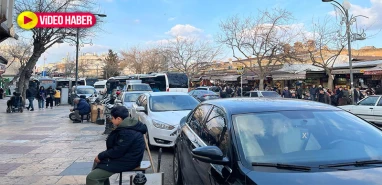 Şanlıurfa'da hafta sonu trafik çilesi