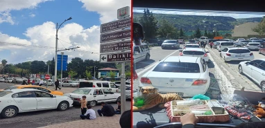 Şanlıurfa’da bayramda trafik çilesi!