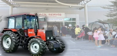 Urfa’da köyde korkunç kaza! Küçük kızın kolu koptu