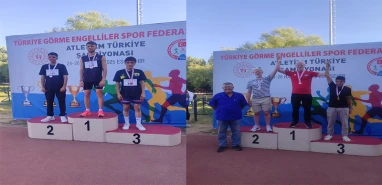Türkiye Atletizm Şampiyonasında Şanlıurfa rüzgarı! 5 madalya…