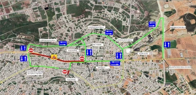 Urfa'da kavşak çalışması
