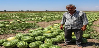 Şanlıurfa’da karpuz krizi: Üretici tarlada ağlıyor, marketler halden ucuza satıyor!