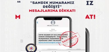 Şanlıurfa Emniyeti'nden uyarı: ‘Sandık numarası değişti’ mesajlarına dikkat!