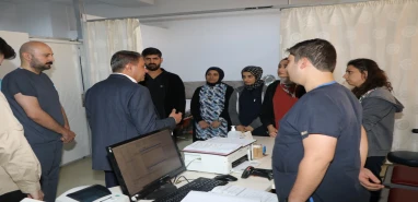 Urfa Valisi Şıldak hastane denetiminde