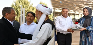 Özbeklerden Vali Şıldak’a güler yüzlü karşılama