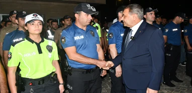 Vali Şıldak, 400 polisle gece denetiminde
