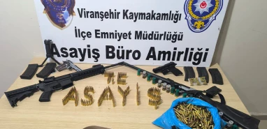 Şanlıurfa’da resmen cephanelik ele geçirildi!