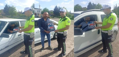 Şanlıurfa’da emniyet kemeri ve güvenli seyahat hakkında bilgilendirme yapıldı! "Hayatla yarışılmaz"