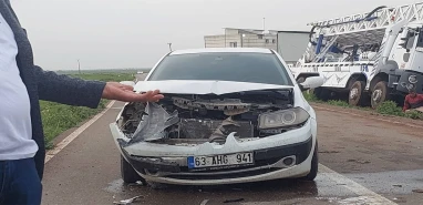 Şanlıurfa’da feci kaza ucuz atlatıldı!