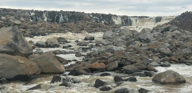 Şanlıurfa’da yağışlar doğayı canlandırdı! Şelale yeniden coştu