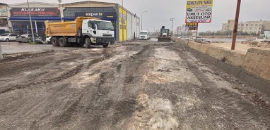Viranşehir sanayi sitesi taşkınlara karşı hazırlanıyor