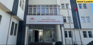 TARIM VE ORMAN BAKANLIĞI III. BÖLGE MÜDÜRLÜĞÜ ŞANLIURFA İL ŞUBE MÜDÜRLÜĞÜ