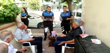 Şanlıurfa polisi adım adım dolaşıp uyarıyor!