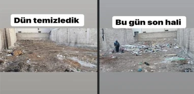 Şanlıurfa’da çöp döngüsü: Temizleniyor ertesi gün yine doluyor