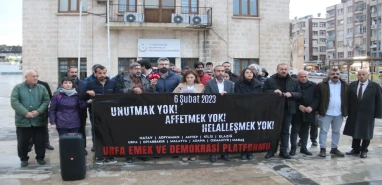 Şanlıurfa Emek ve Demokrasi Platformu’ndan 6 Şubat açıklaması