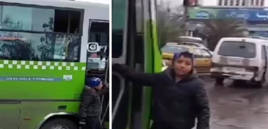 Şaşırtan görüntü! Kocaeli'nin özel halk otobüsü, Şam'da yolcu taşıyor...