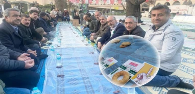 Dergah'ta Ümmet İftarı... Yer sofrasında 'Gazze'yi hatırlatan' menü