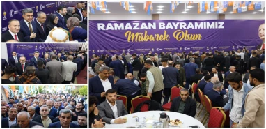 AK Parti Şanlıurfa İl Teşkilatının bayramlaşmasına yoğun katılım