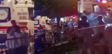 Konserde yine bıçaklı kavga! Yaralılar var...
