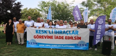 Urfa KESK ihraçlara ses yükseltti: Adalet mücadelemiz sürecek