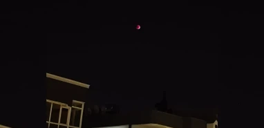 Kanlı ay tutulması başladı! Şanlıurfa'dan da görülüyor
