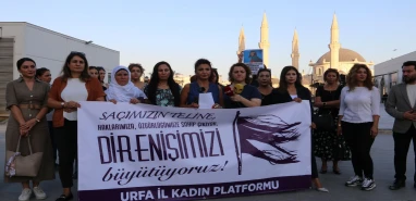 Şanlıurfa'da kadınlardan 'Mahsa Amini' buluşması: İdam durdurulsun