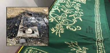 Şanlıurfa'da saygısızlığın bu kadarına pes! Ne türbe dinlediler ne mezar...