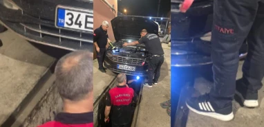 Şanlıurfa'da makam aracı itfaiye merkezine çekildi! Kurtarma operasyonu...